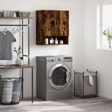 Wall Cabinet Smoked Oak 60x31x70 cm Engineered Wood 829889