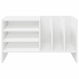 Record Cabinet White 78.5 x 35 x 45 cm Engineered Wood 891072