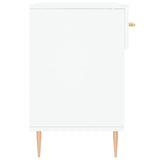 Shoe Bench White 102x35x55 cm Engineered Wood 829724