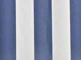 Awning Top Sunshade Canvas Blue & White 500x300 cm 143701