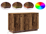 LED Sideboard Old Wood 90 x 32 x 75 cm Engineered Wood 869680