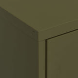 Storage Cabinet Olive Green Steel Medium 336162