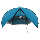 Teepee Tent 9-Person with Roof Blue and Grey 502 x 502 x 297 cm 42004018