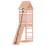 ZNTS Playhouse with Climbing Wall Solid Wood Douglas 3156899