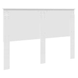 Headboard with Headboard White 150 cm Engineered wood 887747