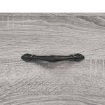 Highboard Grey Sonoma 69.5x34x180 cm Engineered Wood 3189507