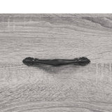 Highboard Grey Sonoma 69.5x34x180 cm Engineered Wood 3189507