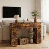 Coffee Table Smoked Oak 102 x 35 x 75 cm Engineered Wood 899932