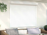 Roller Shutter White 130 x 140 cm Aluminium and Polyurethane 42047060