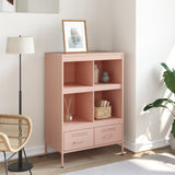 Highboard Pink 68x39x101.5 cm Steel 843103