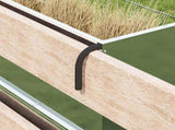 Hanging Hay Feeder Silver 61 x 33 x 66 cm Galvanised Steel 874635