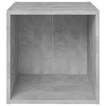 TV Cabinets 4 pcs Concrete Grey 37x35x37 cm Engineered Wood 805512