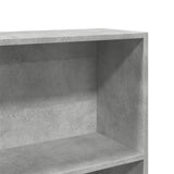 Bookcase Concrete Grey 80x24x143 cm Engineered Wood 857847