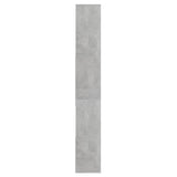 Book Cabinet Concrete Grey 67x24x161 cm Engineered Wood 801881