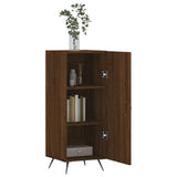 Sideboard Brown Oak 34.5x34x90 cm Engineered Wood 828515
