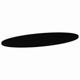 Table Top Dark Brown 120x60x2 cm Solid Wood Oak Oval 4009055
