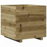 Garden Planter 50x50x49.5 cm Impregnated Wood Pine 847357