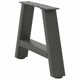 Coffee Table Legs A-Shaped 2 pcs Anthracite 40x cm Steel 4012814
