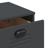 ZNTS Drawer Cabinet VIKEN Anthracite Grey Engineered Wood 374922