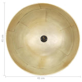 Industrial Vintage Hanging Lamp 25 W Brass Round 41 cm E27 320542