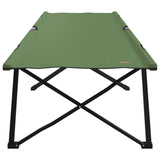 Folding Camping Bed Green 206 x 76 x 74 cm Oxford and Steel 42003166