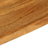 Table Top Live Edge 160x30x2.5 cm Solid Wood Mango 370532