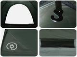 Camping Tent with Roof Army Green 190 x 140 x 105 cm 42028630