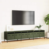 TV Cabinet Olive Green 202x39x43.5 cm Cold-rolled Steel 3307153