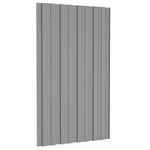 Roof Panels 36 pcs Galvanised Steel Grey 80x45 cm 317202