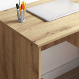 Desk with Drawer Artisan Oak 90 x 49 x 75 cm Engineered Wood 869273