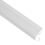 Stair Nosings in L-shape 15 pcs Aluminium 90 cm Silver 146733