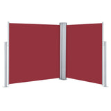 Retractable Side Awning Red 140x600 cm 317993