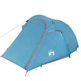 Camping Tent Tunnel 3-Person Blue Waterproof 94601