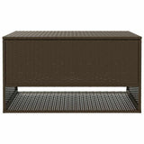 Outdoor Cushion Box Brown 100x55x55.5 cm Poly Rattan 4104142