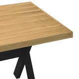 Dining Table NOAIN X-Shaped Legs 180x90x75 cm Solid Wood Pine 4100046