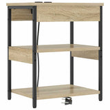 Bedside Cabinet Sonoma Oak 41 x 31 x 51 cm Engineered Wood 859537