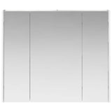 Bathroom Mirror Cabinet Concrete Grey 83.5 x 15.5 x 70 cm 889266