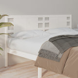 Headboard White 156x4x100 cm Solid Wood Pine 818776