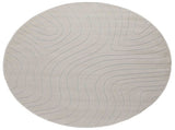 Area Rugs Round PALMERAS Cream 120 CM Polyester 42022632