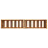 Garden Planter with Liner 199x38.5x50 cm Solid Wood Acacia 366443