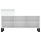 Shoe Cabinet White 102x36x60 cm Engineered Wood 831372