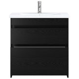Bathroom Furniture Set Black Oak 81 x 40 x 84.5 cm 3404267