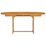 Garden Dining Set Folding 5 pcs Brown Solid Acacia Wood 3375718