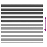 Zebra Blind Black 155x150 cm Fabric Width 150.9 cm Polyester 4014246