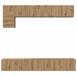 TV Cabinet Set Wall-mounted 5 pcs Artisan Oak Engineered Wood 3393197