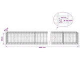 Gabion with 3.5 mm Wire and 5x10 cm Mesh 650x50x50 cm 3462799