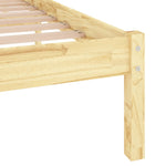 Bed Frame without Mattress Solid Wood Small Double 809987