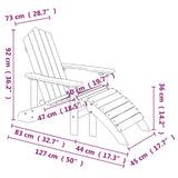 Garden Chair Anthracite HDPE , Steel 3095697