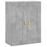Highboard Concrete Grey 69.5x34x180 cm Engineered Wood 3200053