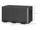3 x 20L Pedal Bin, Steel Triple Kitchen Bin with Soft Close Lid, Removable Inner Buckets, T3398P377539